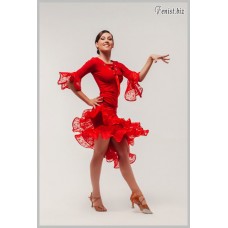 Блуза для танцев латина Fenist Испаньола 320